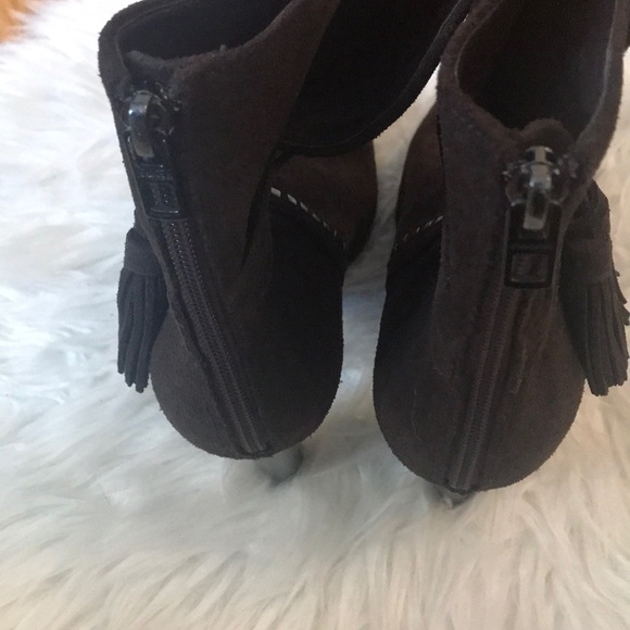 Coach suede brown boots!